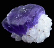 Fluorite on Quartz from Caravia-Berbes District, Asturias, Spain