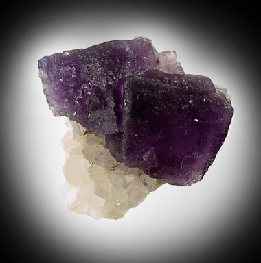 Fluorite on Quartz from Caravia-Berbes District, Asturias, Spain