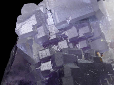 Fluorite on Quartz from Caravia-Berbes District, Asturias, Spain