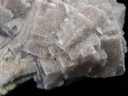 Fluorite with Quartz coating from Geoda del Reguerin, La Viesca, La Collada, Siero, Asturias, Spain