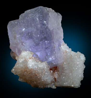 Fluorite with Quartz from Geoda del Reguerin, La Viesca, La Collada, Siero, Asturias, Spain