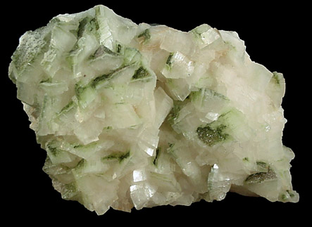 Calcite with Duftite from Tsumeb Mine, Otavi-Bergland District, Oshikoto, Namibia (Type Locality for Duftite)