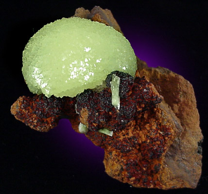 Adamite from Mina Ojuela, Mapimi, Durango, Mexico