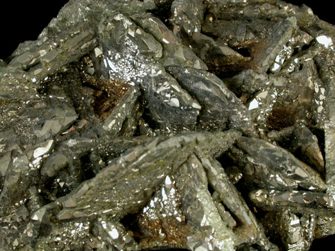 Pyrite pseudomorph after Marcasite from Nanisivik, Baffin Island, Nunavut, Canada