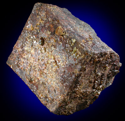 Magnetite pseudomorph after Pyrite from Demantoid Hill, Sierra Madre Occidental, Sonora, Mexico