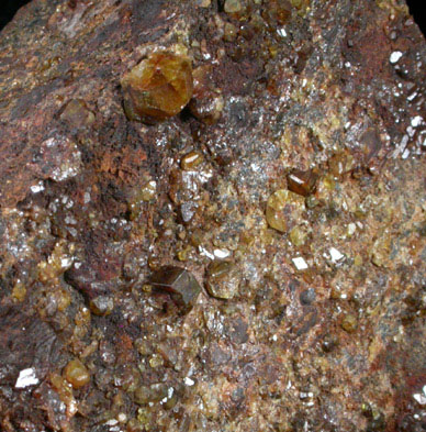 Magnetite pseudomorph after Pyrite from Demantoid Hill, Sierra Madre Occidental, Sonora, Mexico