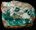 Dioptase and Cerussite from Tsumeb Mine, Otavi-Bergland District, Oshikoto, Namibia