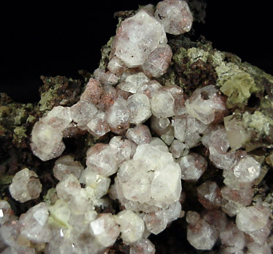 Copper inclusions in Calcite from Keweenaw Peninsula, Lake Superior, Michigan