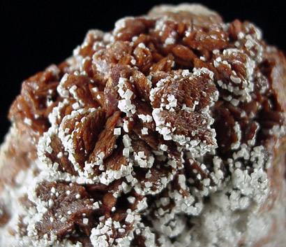 Descloizite with Dolomite from Berg Aukas Mine, 16 km ENE of Grootfontein, Otavi Mountain Land, Namibia