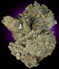 Pyrite pseudomorph after Pyrrhotite with Apatite from Huanzala Mine, Huanuco, Peru