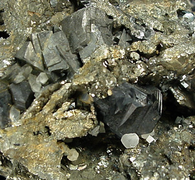 Arsenopyrite, Sphalerite, Pyrite, Quartz from Stari Trg Mine, Trepca, Serbia