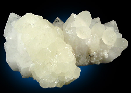 Calcite on Quartz from Cavnic Mine (Kapnikbanya), Maramures, Romania