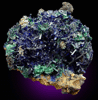 Azurite and Malachite from Mazapil, Zacatecas, Mexico