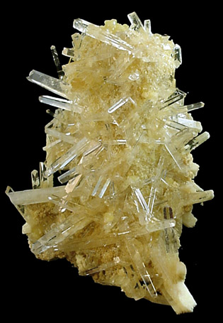 Celestine and Sulfur from Machow Mine, Tarnobrzeg, Poland