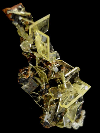 Wulfenite from Tsumeb Mine, Otavi-Bergland District, Oshikoto, Namibia