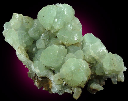 Prehnite from Roncari Quarry, East Granby, Hartford County, Connecticut