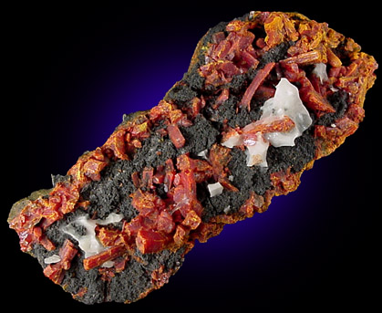 Realgar from Getchell Mine, Humboldt County, Nevada