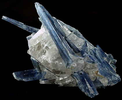 Kyanite in Quartz from Barra do Salinas, Minas Gerais, Brazil