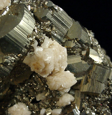 Pyrite and Dolomite from Huallanca District, Huanuco Department, Peru