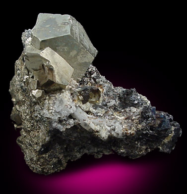 Pyrite with Sphalerite from French Creek Iron Mine, St. Peters, Chester County, Pennsylvania