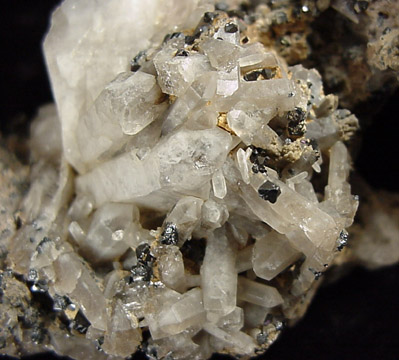 Brookite on Quartz from Magnet Cove, Hot Spring County, Arkansas