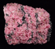 Rhodonite with Franklinite, Willemite, Calcite from Franklin Mining District, Sussex County, New Jersey (Type Locality for Franklinite)
