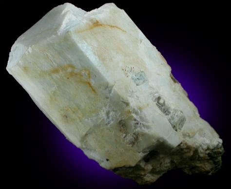 Microcline var. Amazonite with Apatite from Turkey Hill Quarry (Herb's Gem Mine), Haddam, Middlesex County, Connecticut