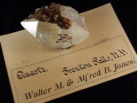 Quartz from Trenton Falls, Oneida County, New York