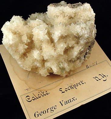 Calcite from Lockport, Niagara County, New York