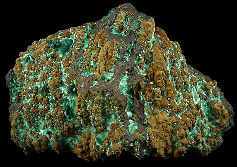 Malachite and Azurite from Bisbee, Warren District, Cochise County, Arizona