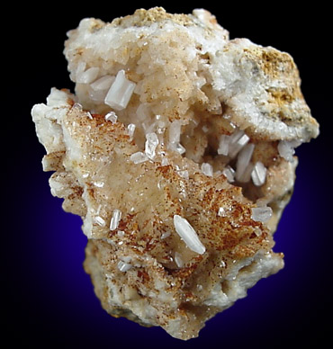 Cerussite on Barite from Brandy Bottle Mine, Swaledale, North Yorkshire, England