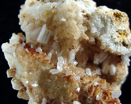 Cerussite on Barite from Brandy Bottle Mine, Swaledale, North Yorkshire, England