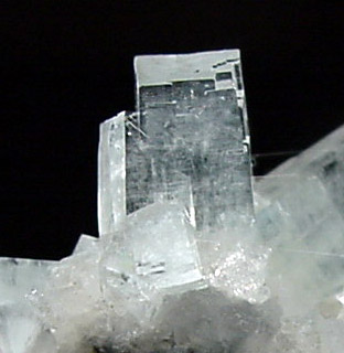 Apophyllite on Thomsonite from Moonen Bay, Isle of Skye, Scotland