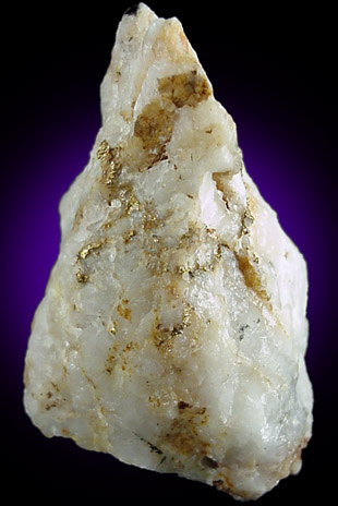 Gold in Quartz from El Dorado County, California