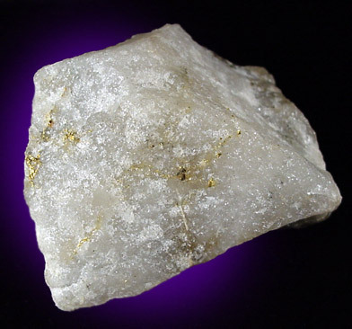 Gold in Quartz from El Dorado County, California