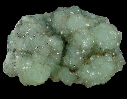 Prehnite and Copper on Calcite from Tamarack Mine, Calumet, Houghton County, Michigan