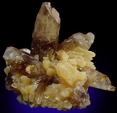 Barite on Calcite from Elk Creek, Meade County, South Dakota