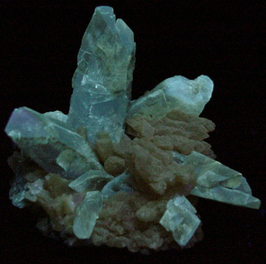 Barite on Calcite from Elk Creek, Meade County, South Dakota