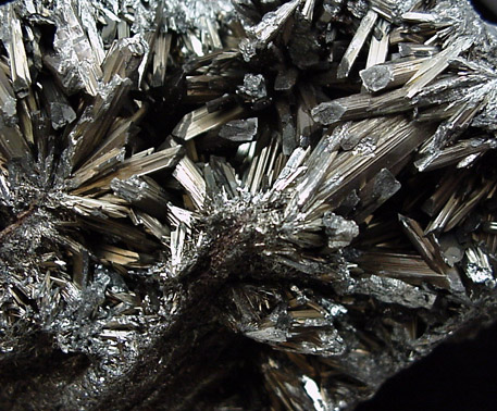 Stibnite from Manhattan District, Nye County, Nevada