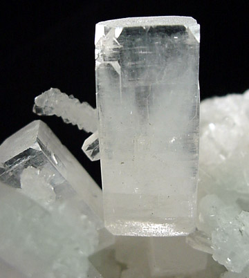 Apophyllite on Prehnite from Mumbai, Maharashtra, India