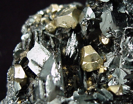 Pyrite on Hematite from Isola d'Elba, Tuscan Archipelago, Livorno, Italy