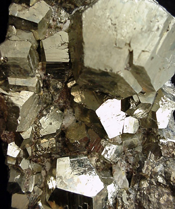 Pyrite from Cerro de Pasco District, Alcides Carrion Province, Peru