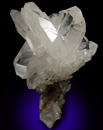 Quartz var. Faden-habit from Dara Ismael Khan District, Waziristan, Afghanistan