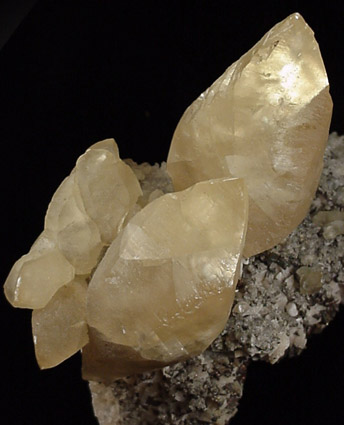 Calcite, Chalcopyrite on Dolomite from Picher District, Ottawa County, Oklahoma