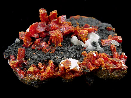 Realgar from Getchell Mine, Humboldt County, Nevada