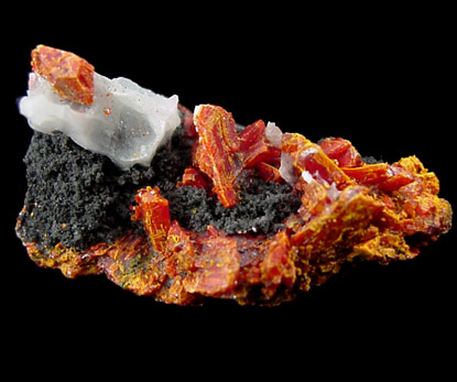 Realgar from Getchell Mine, Humboldt County, Nevada