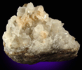 Dolomite on Calcite from Clifty Falls State Park, Madison, Jefferson County, Indiana