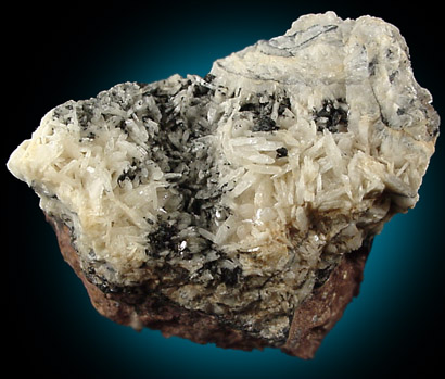 Silver on Barite from Bulldog Mine, Creede, Mineral County, Colorado