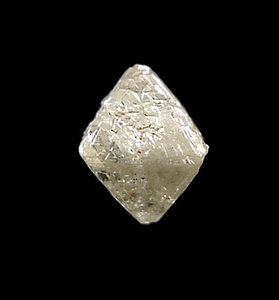 Diamond (1.69 carat octahedral crystal) from Mbuji-Mayi (Miba), 300 km east of Tshikapa, Democratic Republic of the Congo