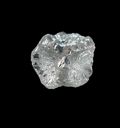 Diamond (2.31 carat skeletal crystal) from Mbuji-Mayi (Miba), 300 km east of Tshikapa, Democratic Republic of the Congo